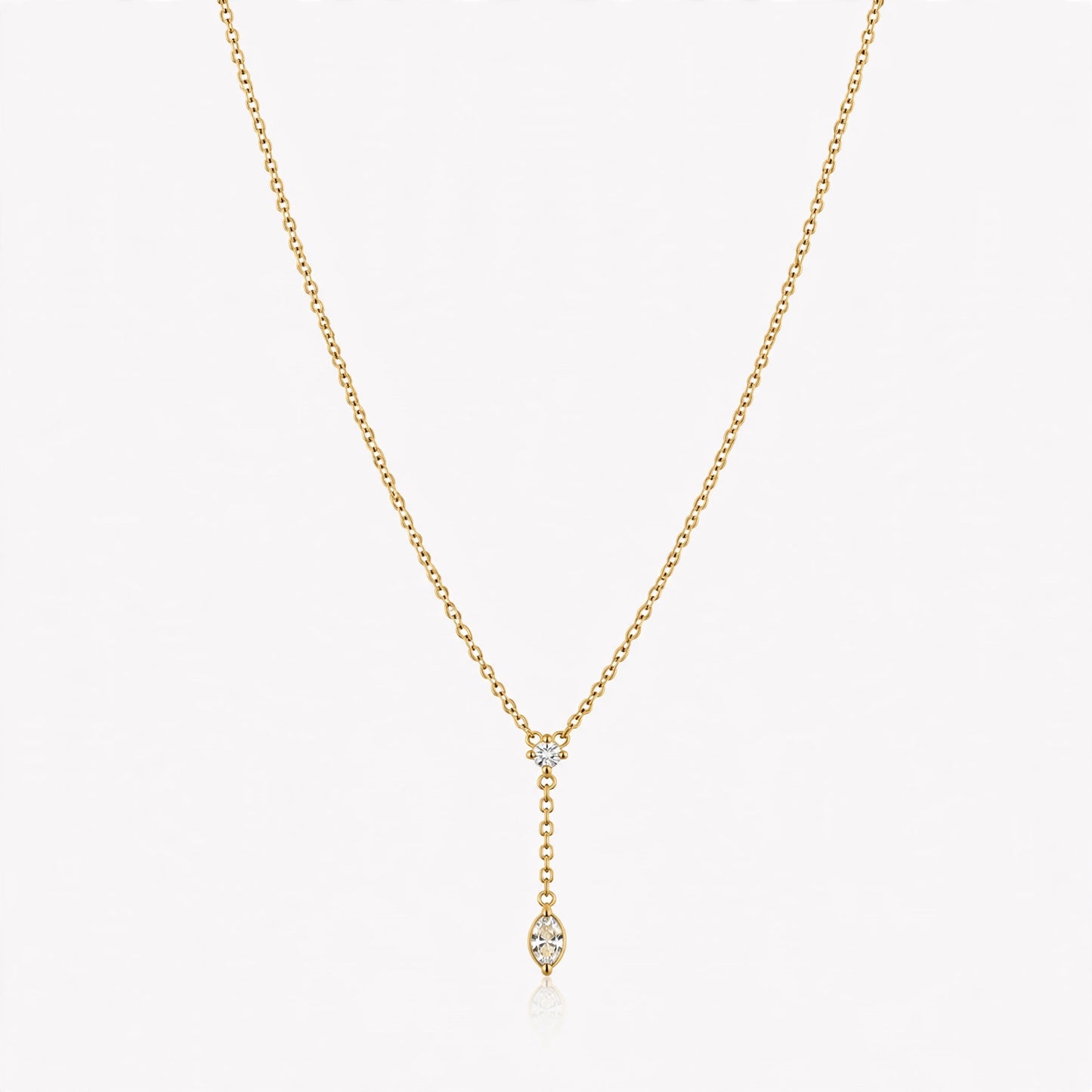 Etoile Duo Drop Necklace