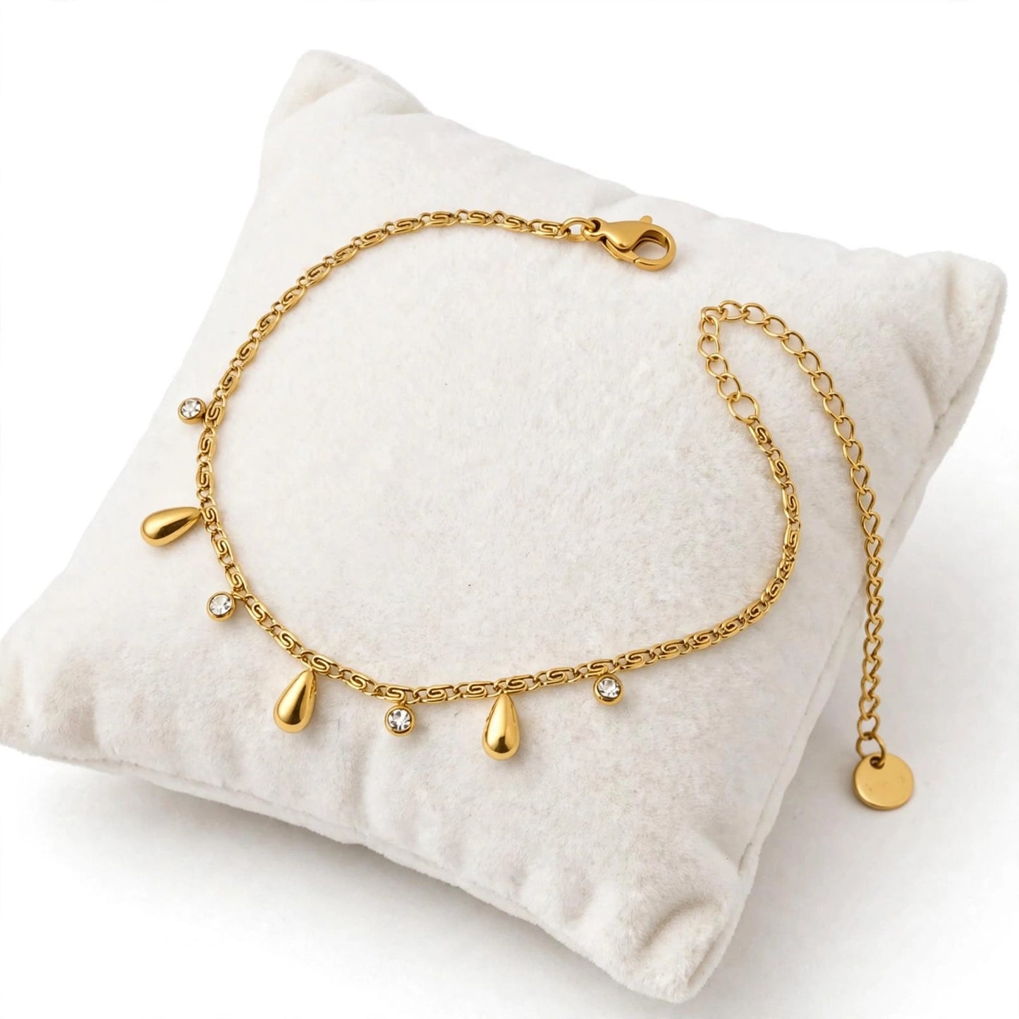 Teardrop Charm Bracelet