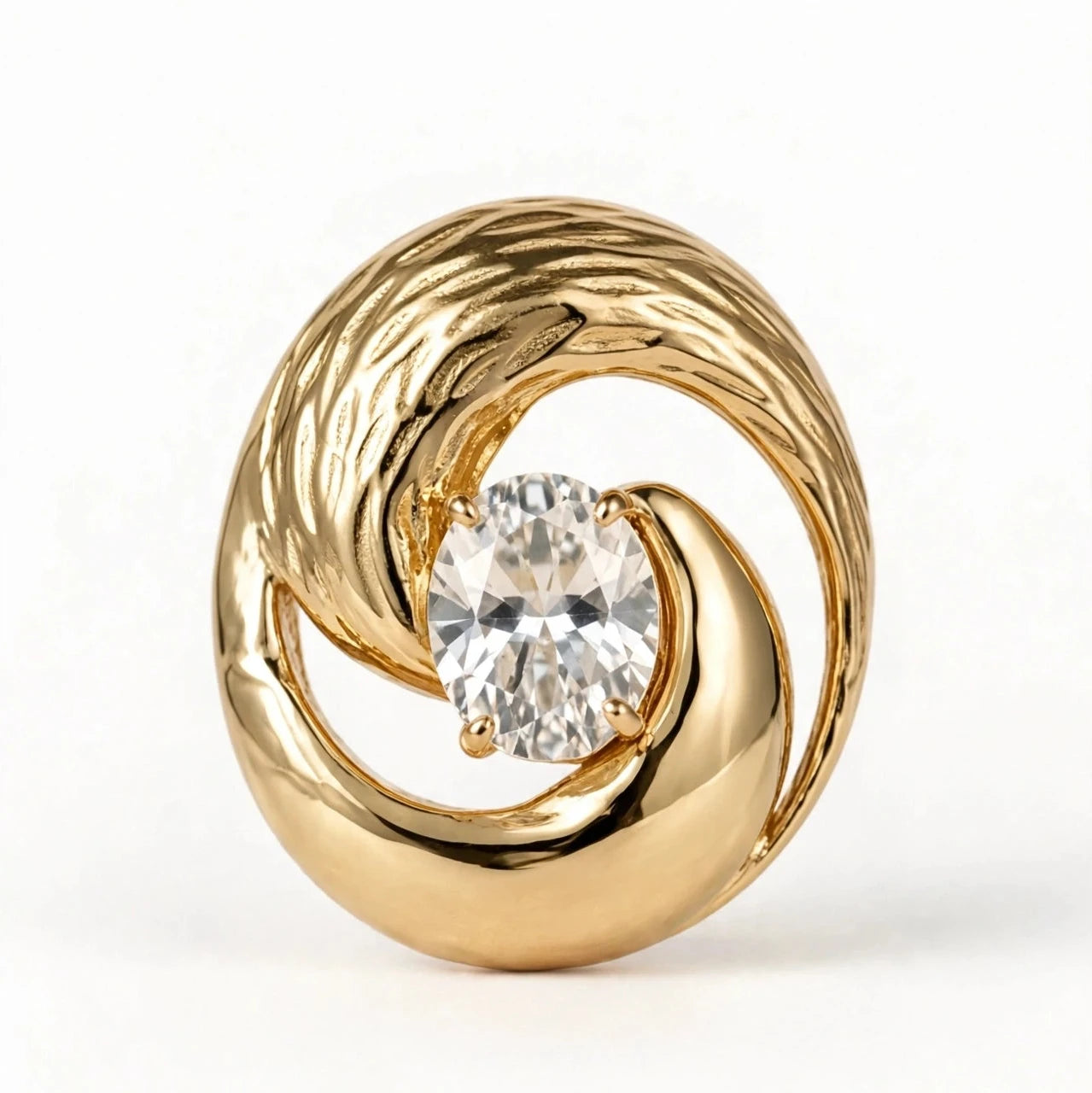 Crystal Wave Earrings
