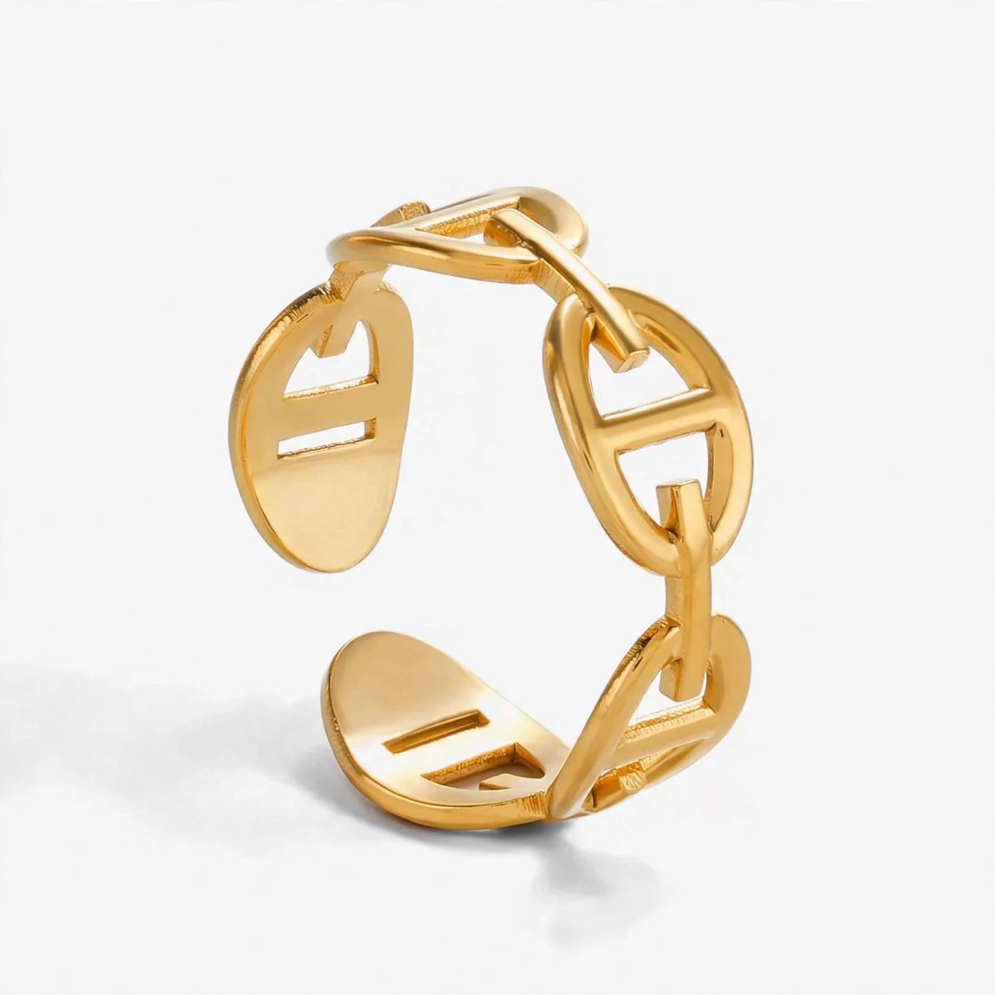 Ancre Chain Open Ring