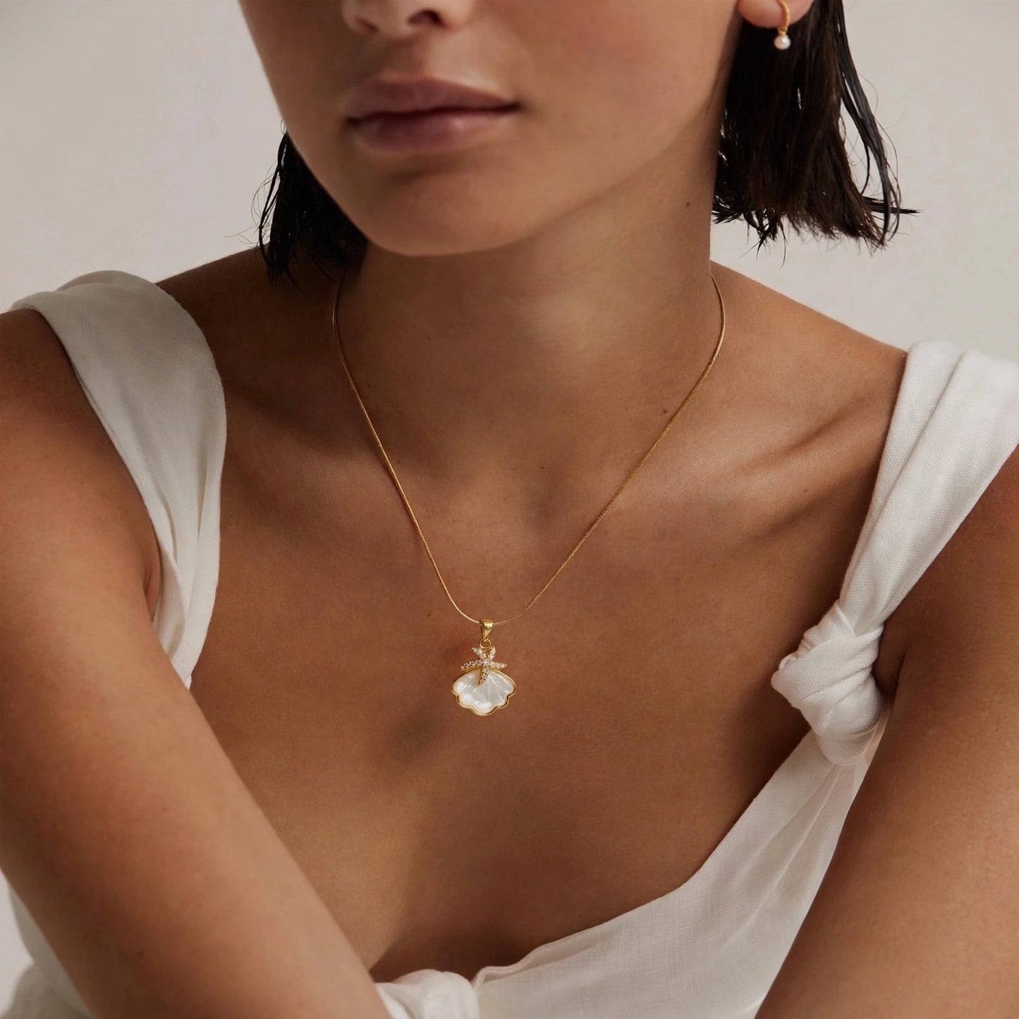 Aurelia Shell Necklace